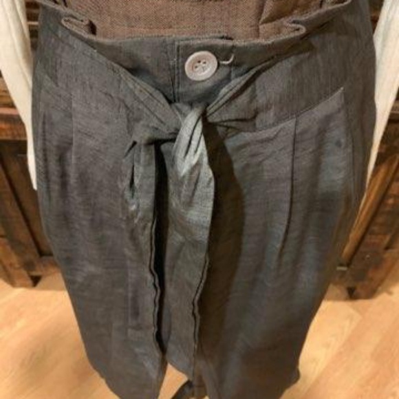 Dark Grey Slouched Capri - Picture 2 of 4